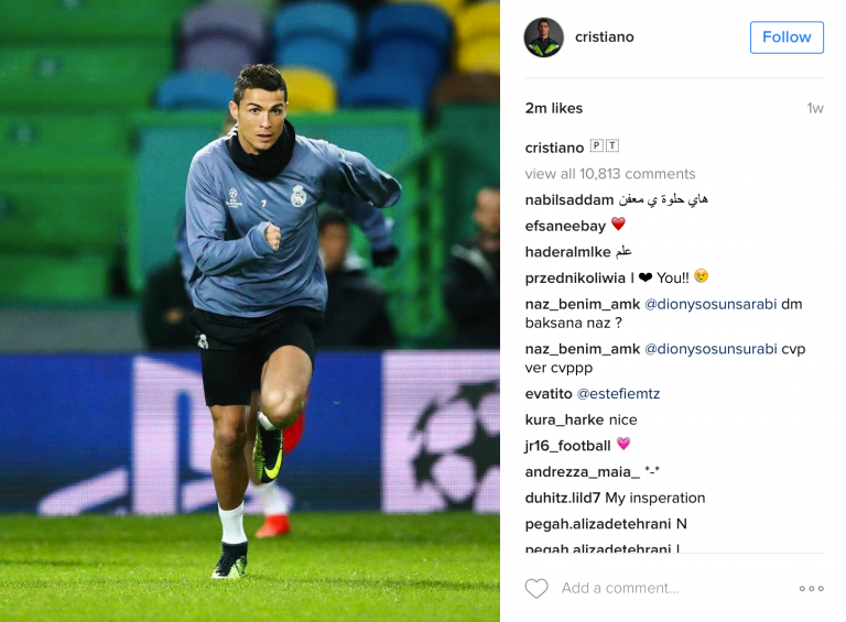 Top 10 Most Popular Athletes On Instagram By Followers