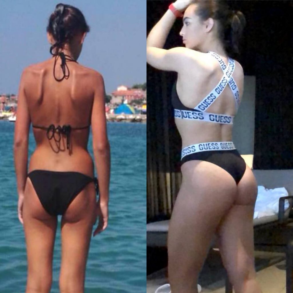 Booty Gains Before and After