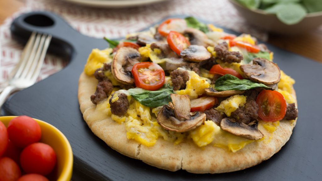 Breakfast Protein Pizza 2